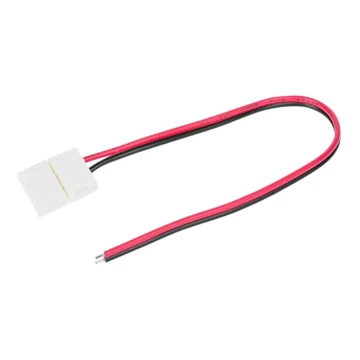 Connecteur flexible unilatéral pour rubans LED à 2 broches 10 mm