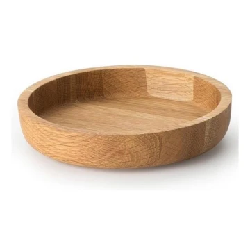 Continenta C4133 - Bol en bois 20x4,3 cm chêne