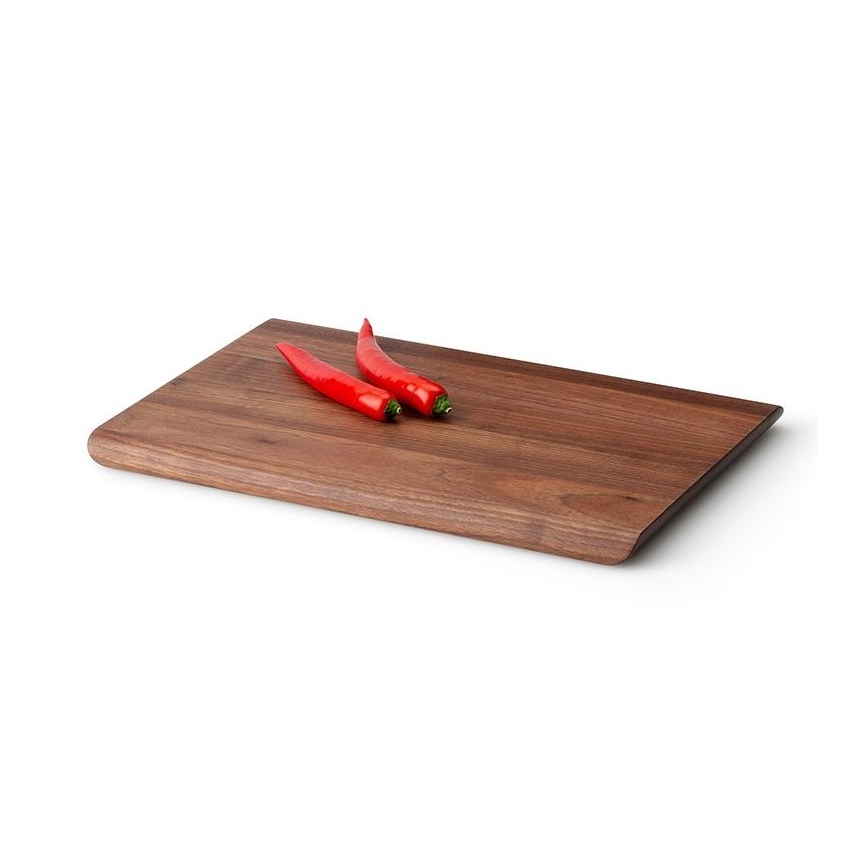 Continenta C4222 - Planche à découper de cuisine 36x24 cm bois de noyer