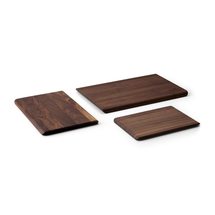 Continenta C4222 - Planche à découper de cuisine 36x24 cm bois de noyer