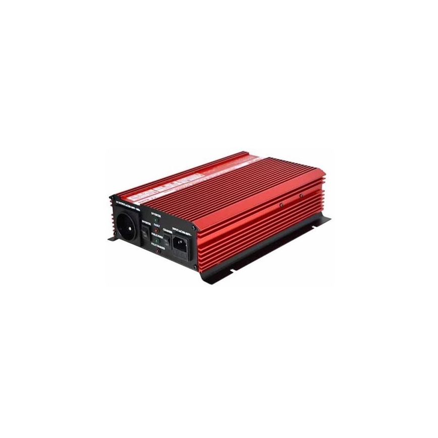 Convertisseur de tension CARSPA 1000W/12/230V + ASI + chargeur