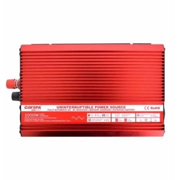 Convertisseur de tension CARSPA 1000W/12/230V + ASI + chargeur