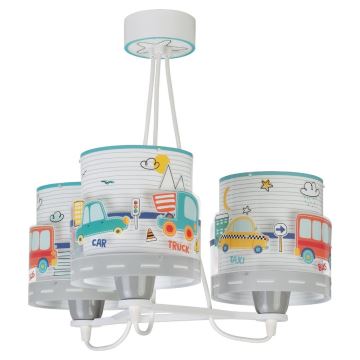 Dalber 61687 - Suspension pour enfant BABY TRAVEL 3xE27/60W/230V