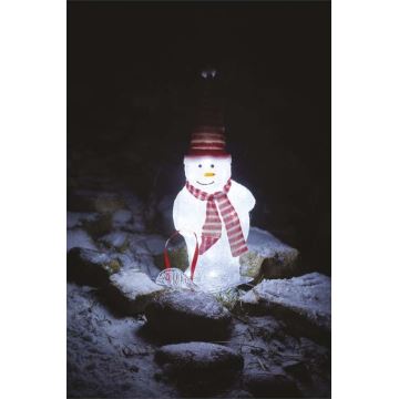 Décoration de noël d'extérieur 40xLED/3,6W/230V IP44 bonhomme de neige