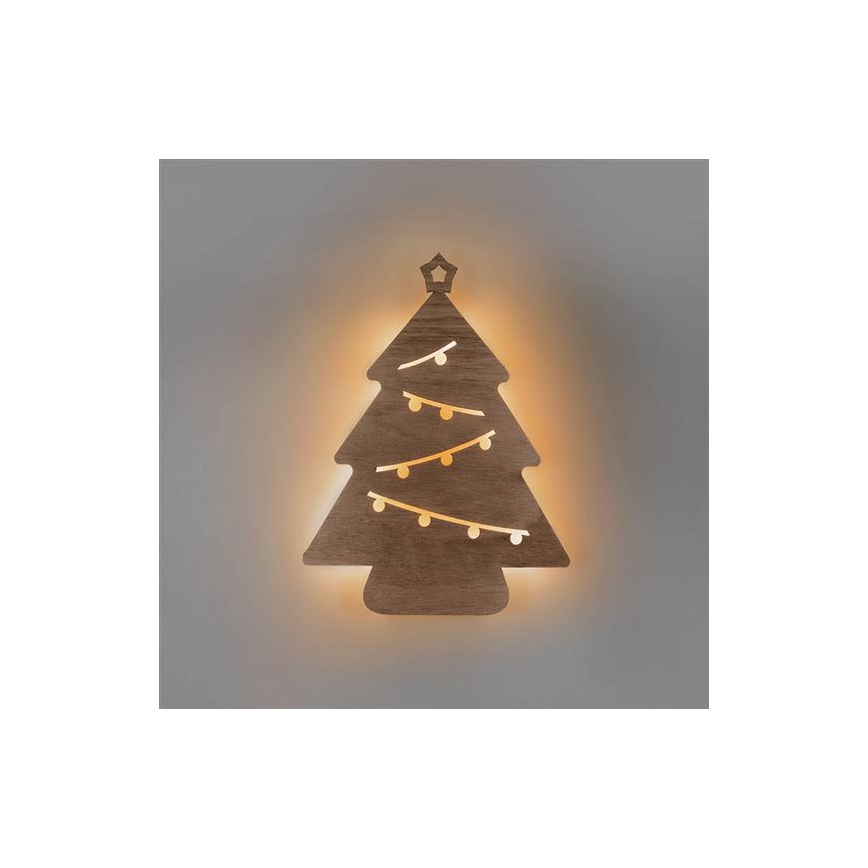 Décoration de Noël LED/2xAA arbre