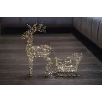 Décoration de Noël LED/3xAA blanc chaud