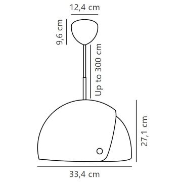 DFTP by Nordlux - Suspension filaire ALIGN 1xE27/15W/230V blanc