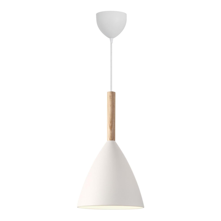 DFTP by Nordlux - Suspension filaire PURE 1xE27/40W/230V d. 20 cm blanc/frêne