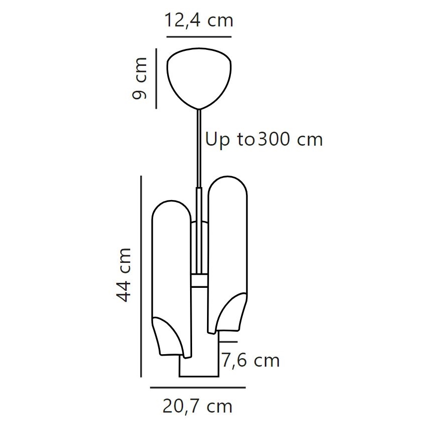 DFTP by Nordlux - Suspension filaire ROCHELLE 3xGU10/15W/230V