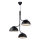 DFTP by Nordlux - Suspension filaire TULLIO 3xE14/25W/230V noir