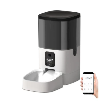 Distributeur automatique de nourriture avec micro et caméra 6l/230V Wi-Fi