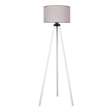 Duolla - Lampadaire 1xE27/60W/230V beige/blanc