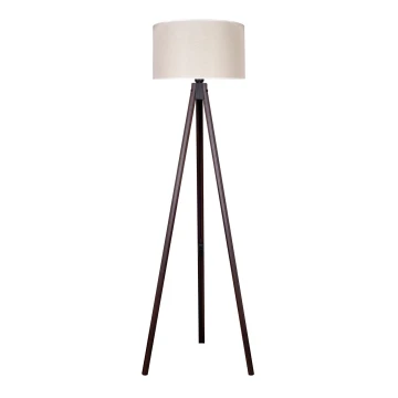 Duolla - Lampadaire 1xE27/60W/230V crème/wenge