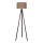 Duolla - Lampadaire 1xE27/60W/230V marron/wenge