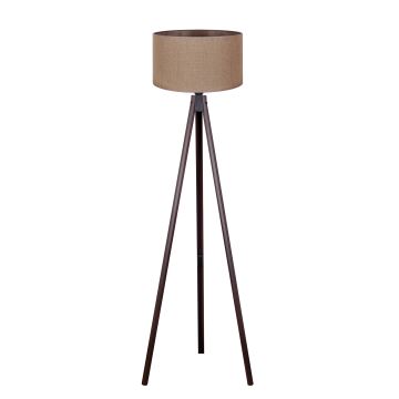 Duolla - Lampadaire 1xE27/60W/230V marron/wenge