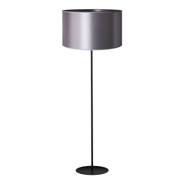 Duolla - Lampadaire CANNES 1xE27/15W/230V 45 cm argent/noir