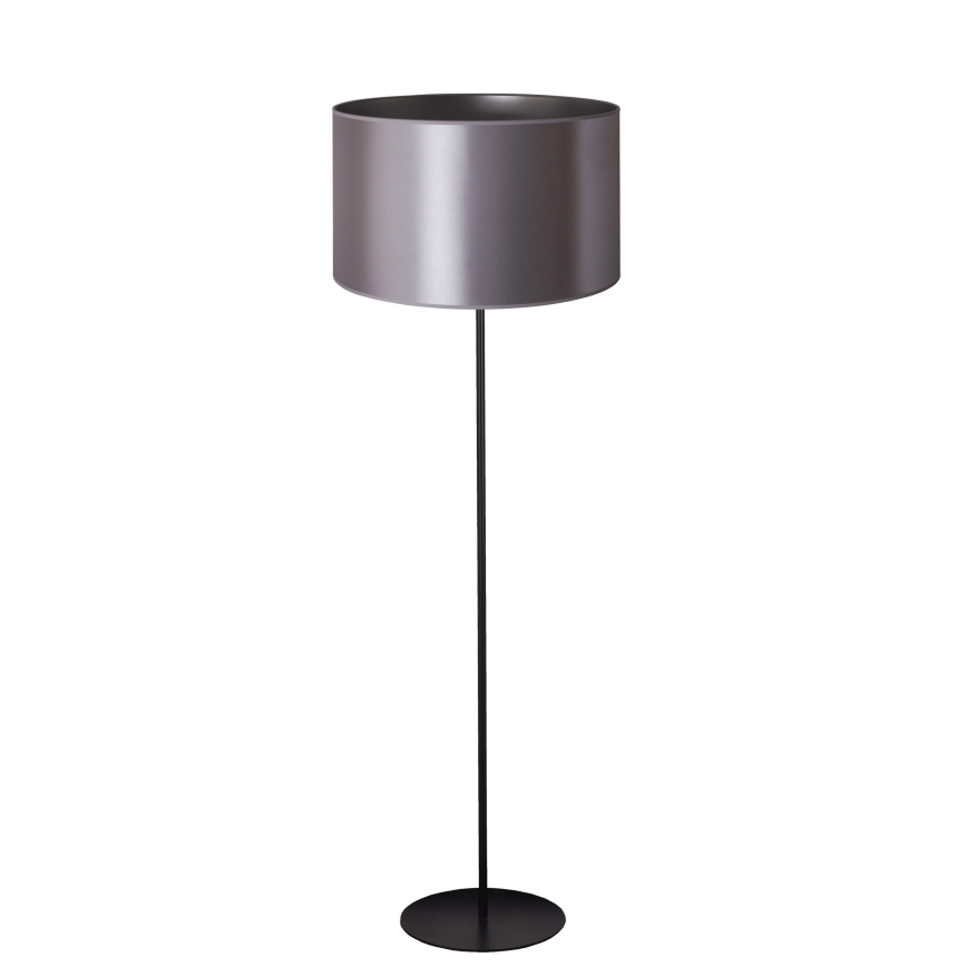 Duolla - Lampadaire CANNES 1xE27/15W/230V 45 cm argent/noir