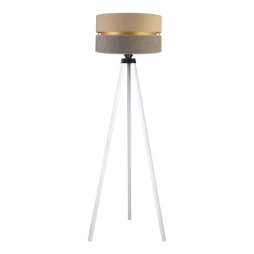 Duolla - Lampadaire DUO 1xE27/60W/230V beige/gris/blanc