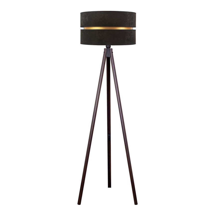 Duolla - Lampadaire DUO 1xE27/60W/230V noir/wenge