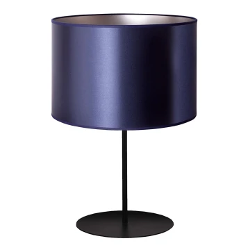 Duolla - Lampe de table CANNES 1xE14/15W/230V 20 cm bleu/argent/noir