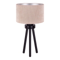 Duolla - Lampe de table LYON 1xE27/15W/230V beige