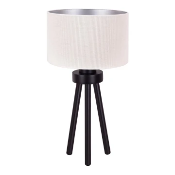 Duolla - Lampe de table LYON 1xE27/15W/230V crème