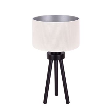 Duolla - Lampe de table LYON 1xE27/15W/230V crème