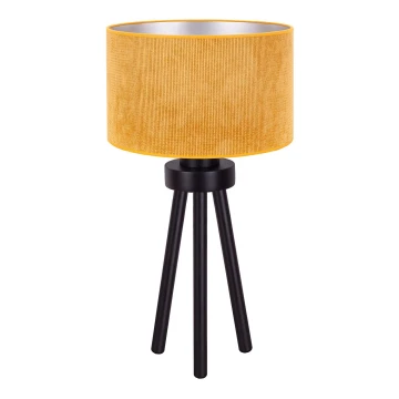 Duolla - Lampe de table LYON 1xE27/15W/230V jaune