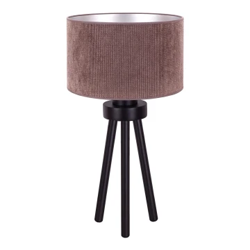 Duolla - Lampe de table LYON 1xE27/15W/230V marron