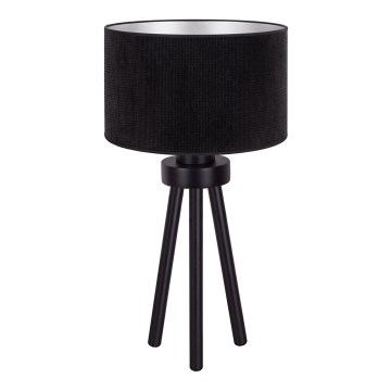 Duolla - Lampe de table LYON 1xE27/15W/230V noir