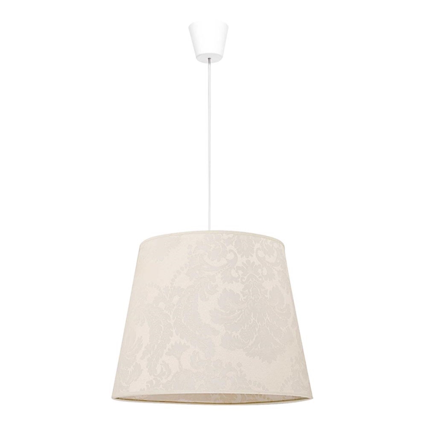 Duolla - Lustre avec fil SOPRANO 1xE27/40W/230V beige