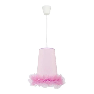 Duolla - Lustre enfant sur fil BALLET 1xE27/40W/230V rose