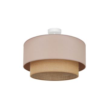 Duolla - Plafonnier  BOHO 1xE27/15W/230V d. 45 cm beige/marron