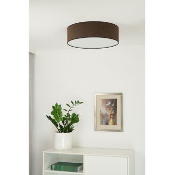 Duolla - Plafonnier CORTINA LED/26W/230V d. 30 cm 4000K marron