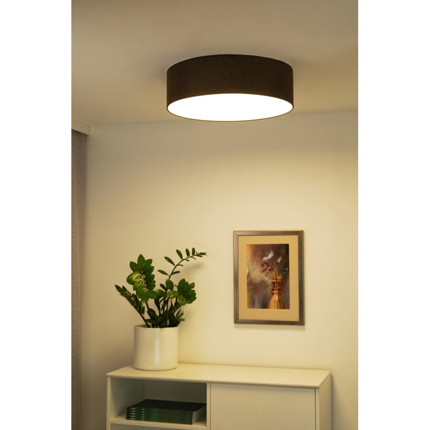 Duolla - Plafonnier CORTINA LED/26W/230V d. 45 cm 4000K marron