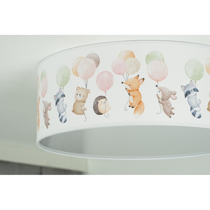 Duolla - Plafonnier enfant CORTINA LED/26W/230V d. 40 cm 4000K