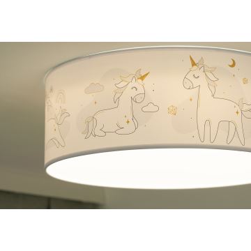 Duolla - Plafonnier enfant CORTINA LED/26W/230V d. 40 cm 4000K