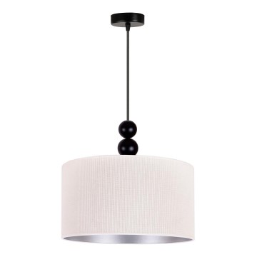 Duolla - Suspension filaire LYON 1xE27/15W/230V crème