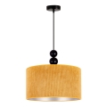 Duolla - Suspension filaire LYON 1xE27/15W/230V jaune