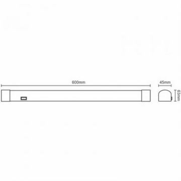 Eclairage de miroir LED salle de bain LED/15W/230V 4000K IP44