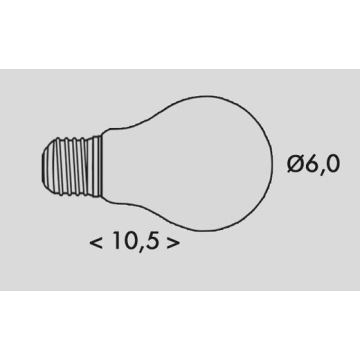 Ampoule LED RETRO A60 E27/2,3W/230V 3000K 485lm