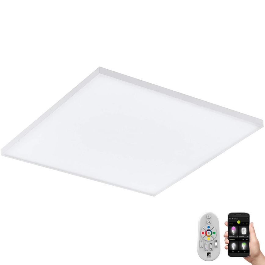 Eglo 32346- Plafonnier RGBW à intensité variable TURCONA LED/21W/230V + télécommande