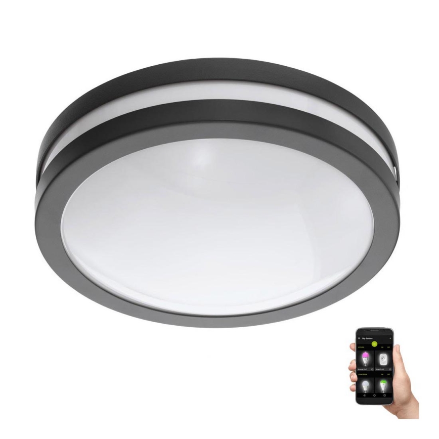 Eglo 33571 - Spot à intensité variable LED salle de bain LOCANA-C LED/14W/230V IP44 noir