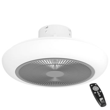 Eglo - Plafonnier à intensité variable LED/25,5W/230V blanc/gris + télécommande