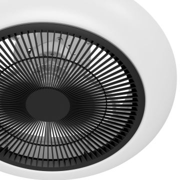 Eglo - Ventilateur de plafond LED à intensité variable LED/25,5W/230V noir + télécommande