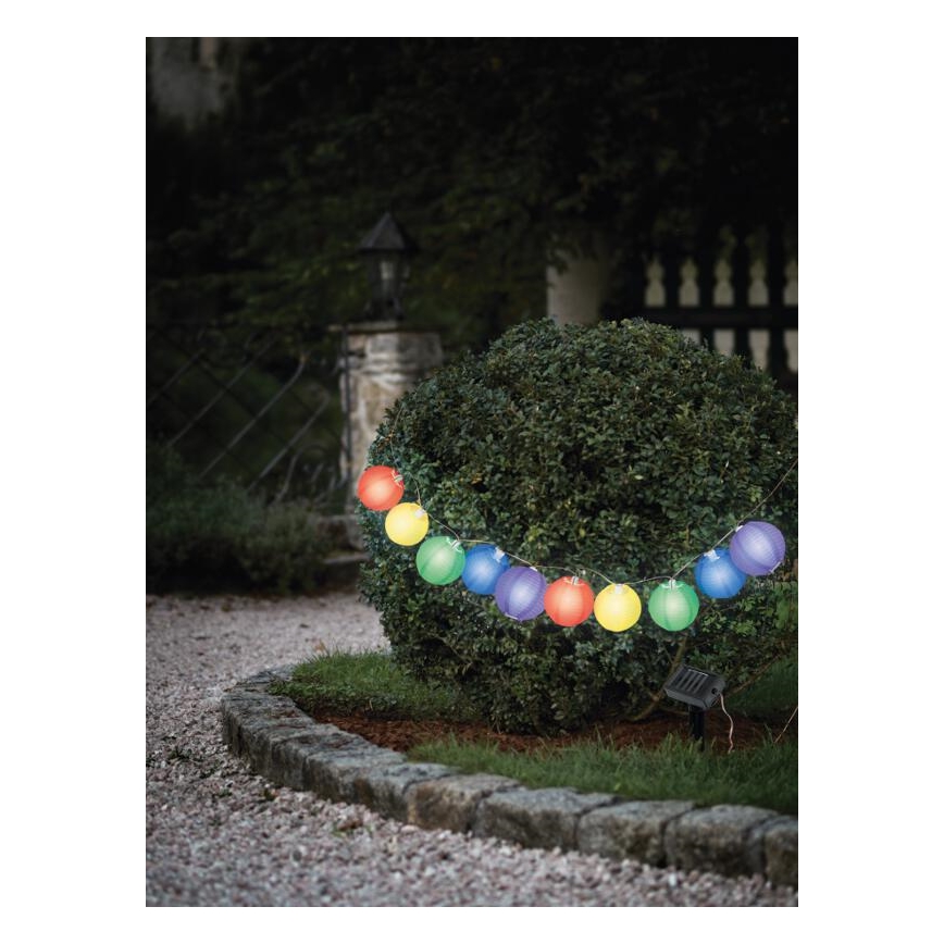 EGLO 47339 - Lampe solaire de jardin ballons 10xLED/0,075W IP44