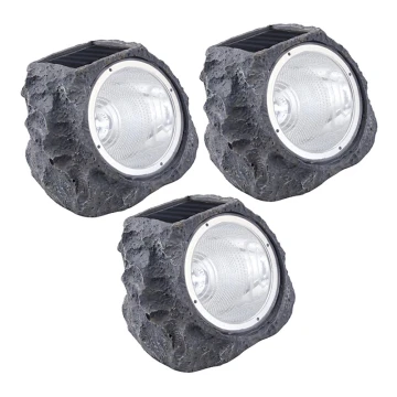 Eglo 48505 - PACK 3x Eclairage solaire LED 3xLED/0,06W