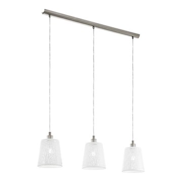 Eglo 49614 - Lustre avec fil HAMBLETON 3xE27/60W/230V