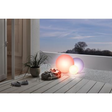 Eglo 55783- Luminaire extérieur LED RGBW MONTEROLO-C 1xE27/9W/230V IP65 d. 30 cm + Télécommande