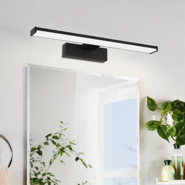 Eglo 74061 - Éclairage de miroir salle de bain GALENZANA LED/7,4W/230V 4000K 40 cm IP44 noir